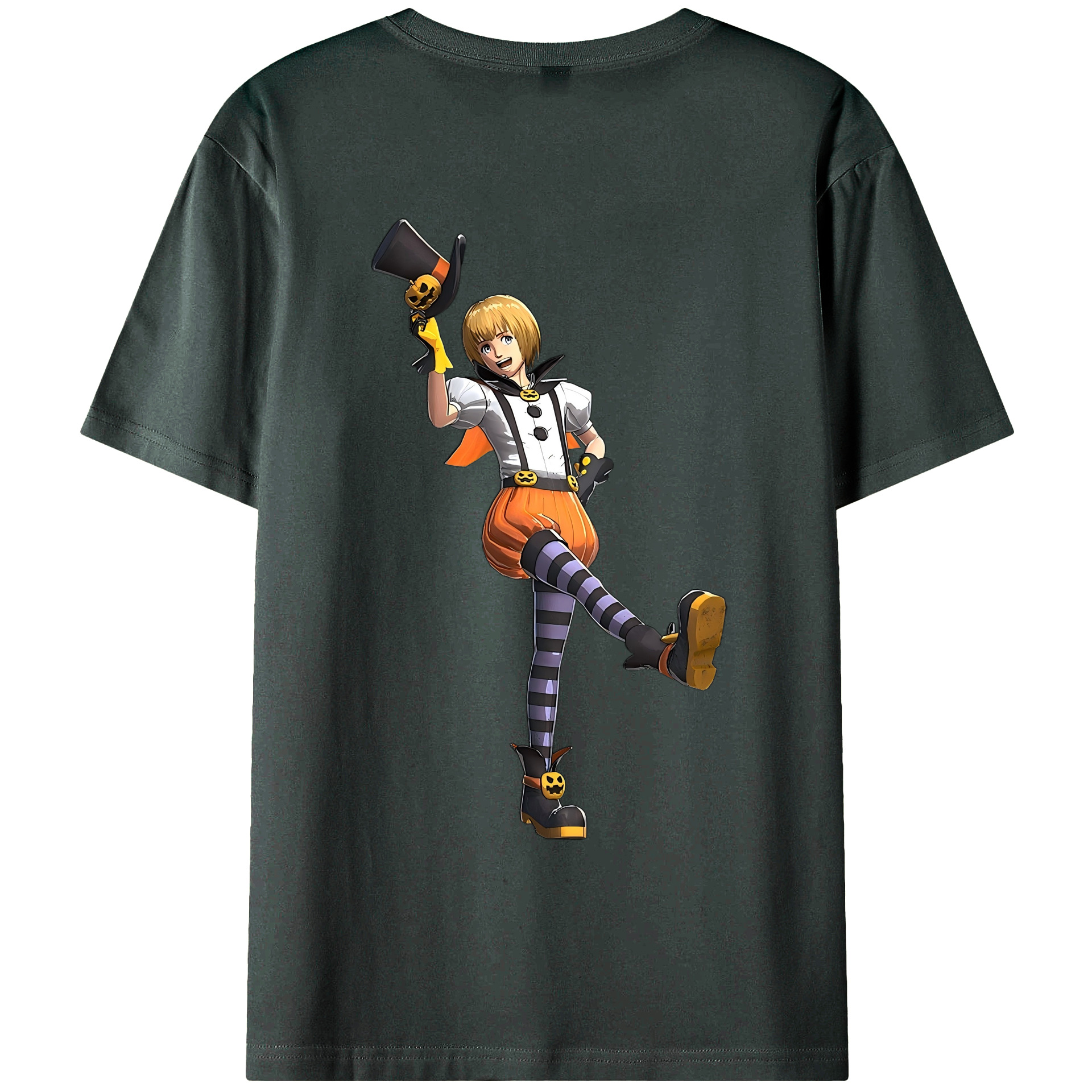 （画像用） 進撃の巨人 アルミン·アルレルト Attack on Titan Armin Arlert 綿100％ メンズ半袖Tシャツ（バックプリント） 通気性